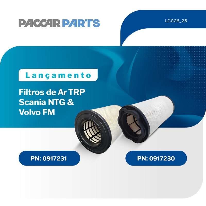 Filtros de Ar TRP Scania NTG & Volvo FM